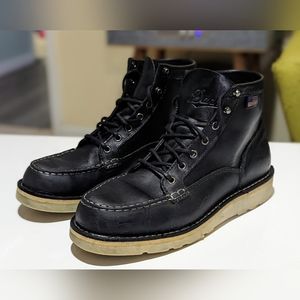 Danner Bull Run Moc Toe Black 6"